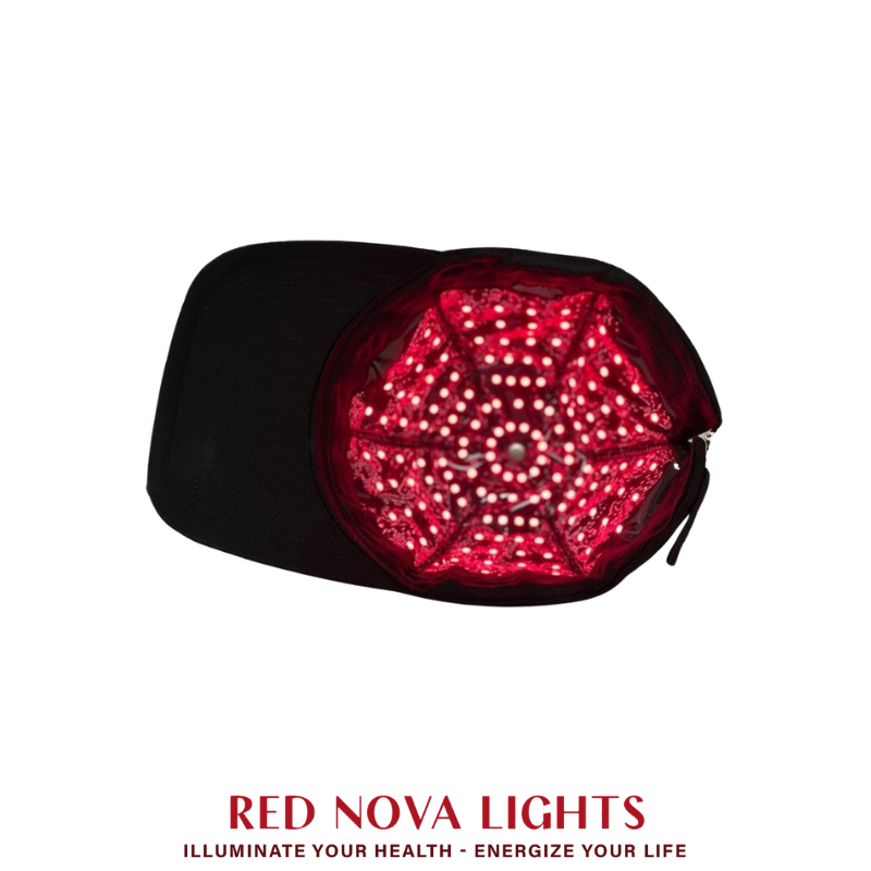 Red Light Therapy Hat – 660nm + 850nm Red & Near-Infrared LEDs